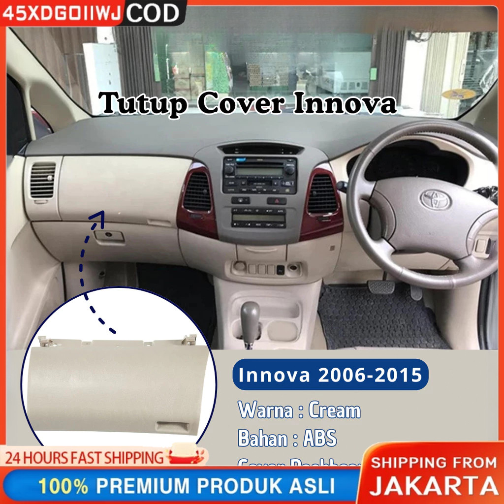 Tutup Laci Dashboard Cover Laci Atas Innova Untuk Toyota Innova 2006 - 2015