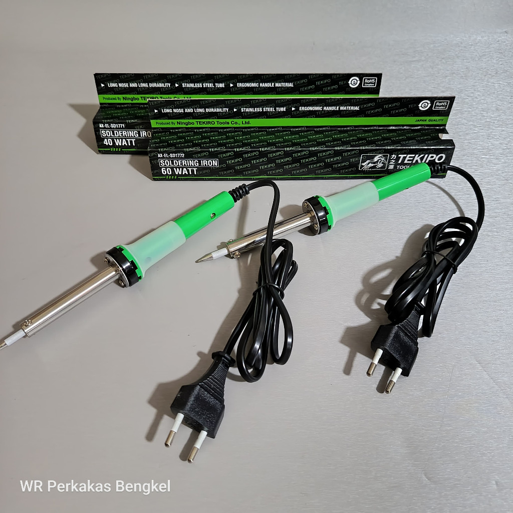 Solder Listrik Tekiro 40Watt 60 Watt - Alat Soldering Iron 60 Watt - Perkakas Solder Listrik Timah T