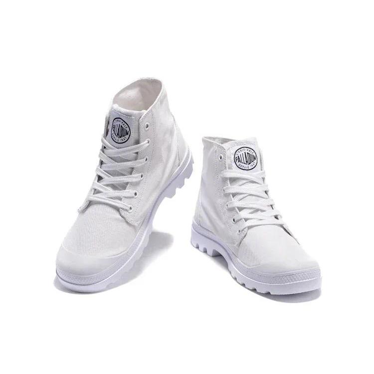 Original PALLADIUM Pampa Outdoor Classic Canvas Shoe Ankle Botas Cowboy Sneakers Boots Fashion Canva