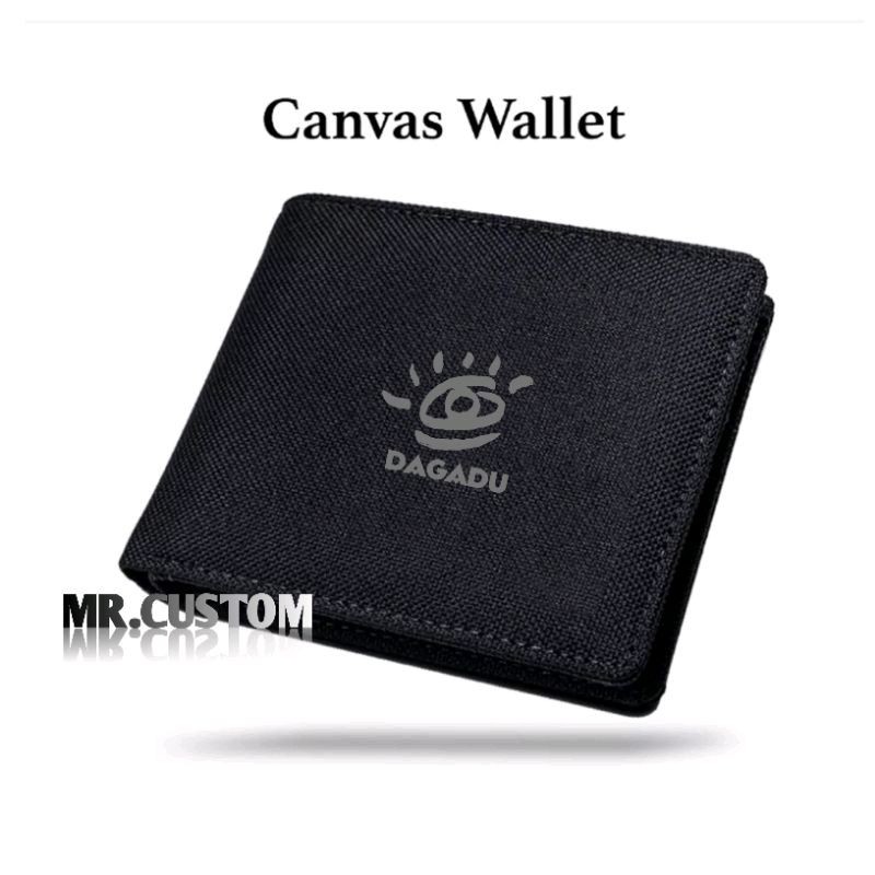 Free nama/Dompet Kanvas Dagadu Jogja Premium / Dompet Fashion Pria Wanita