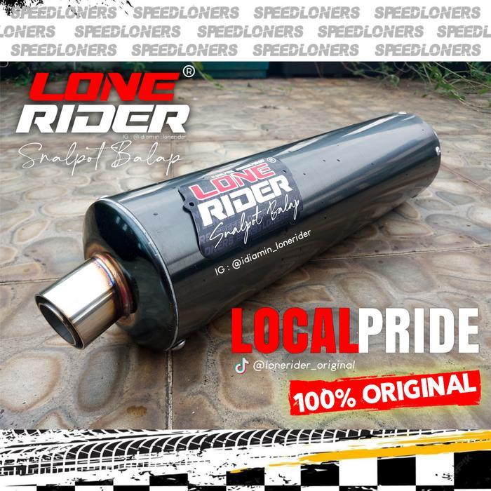 Lone Rider Original - STD Silent - Standar Silent Black Metalik - 50mm