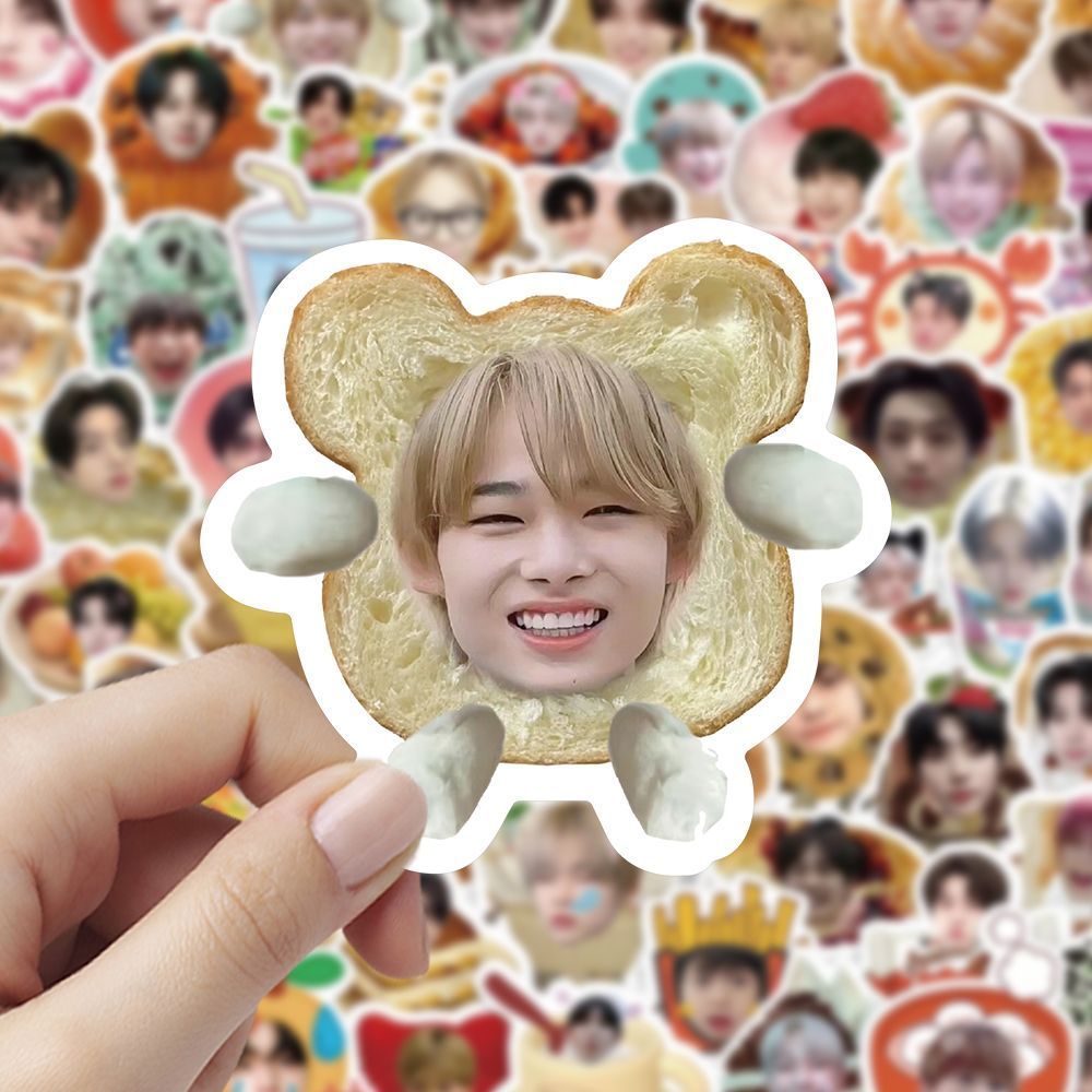 KPOP Korean Idol En Kawaii Food Avatar Stickers DIY Cartoon Cute Ins Style Creative Stickers JAY JAK