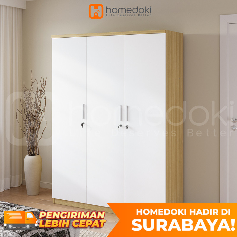 Homedoki Lemari Pakaian /Lemari Baju/Lemari Pakaian/Lemari Baju /Lemari Pakaian Estetik/Lemari Baju 