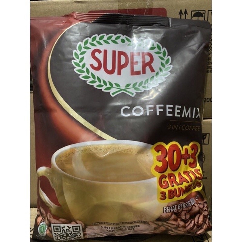 Super CoffeeMix Minuman Serbuk Kopi 3in1 30sachet Kopi super coffee mix 3in1
