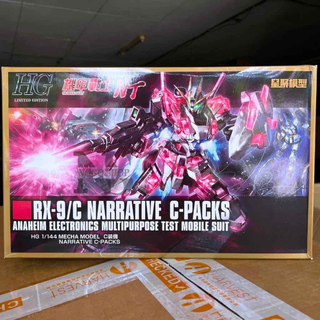 HG Narrative Red RX-9/ C C-packs High Grade 1/144 HGUC Model Kit