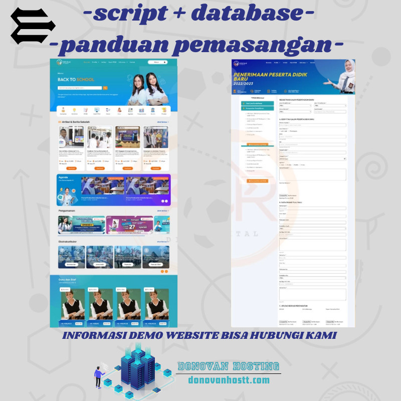Script SOURCE CODE WEBSITE SEKOLAH KONTROL MUDAH VIA WORDPRESS