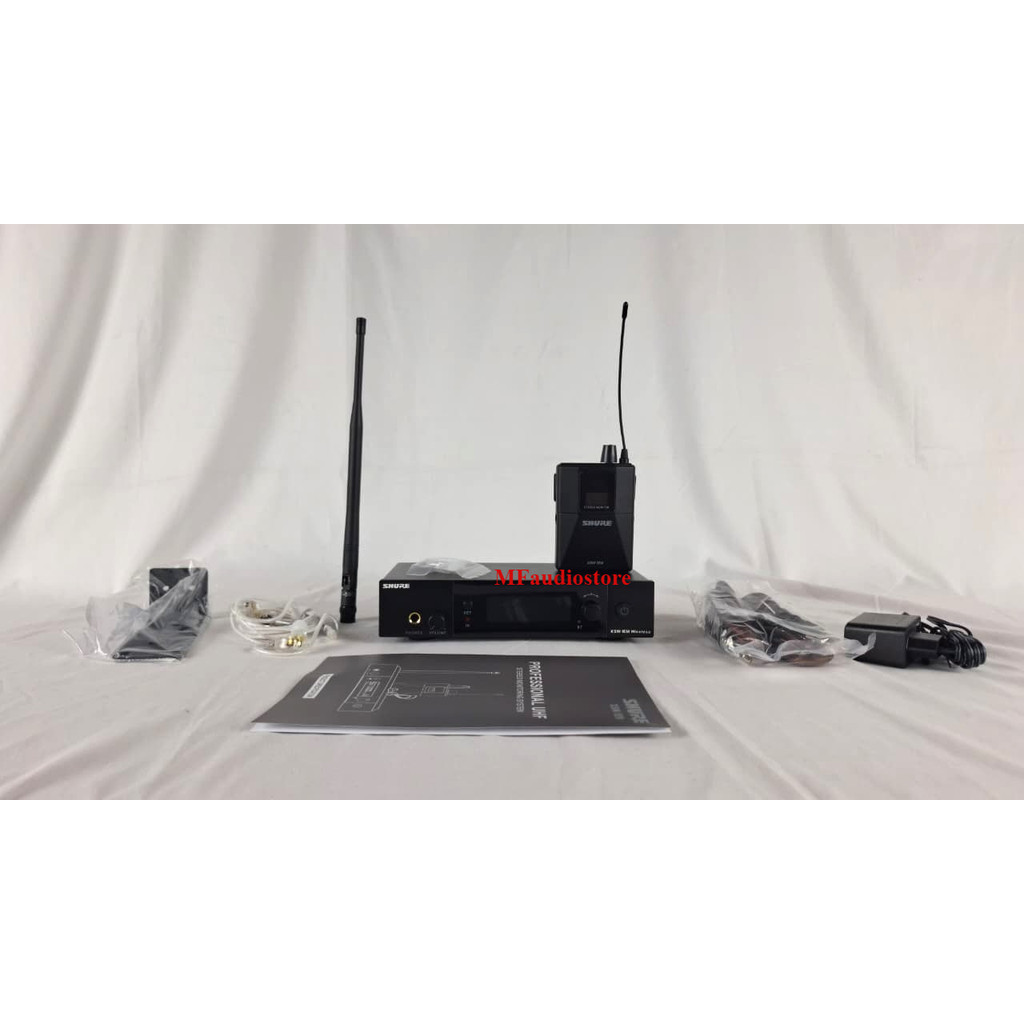 EAR MONITOR SET SHURE XSW IEM TRANSMITER PLUS IN EAR SET SHURE XSWIEM TERBARU xsw iem