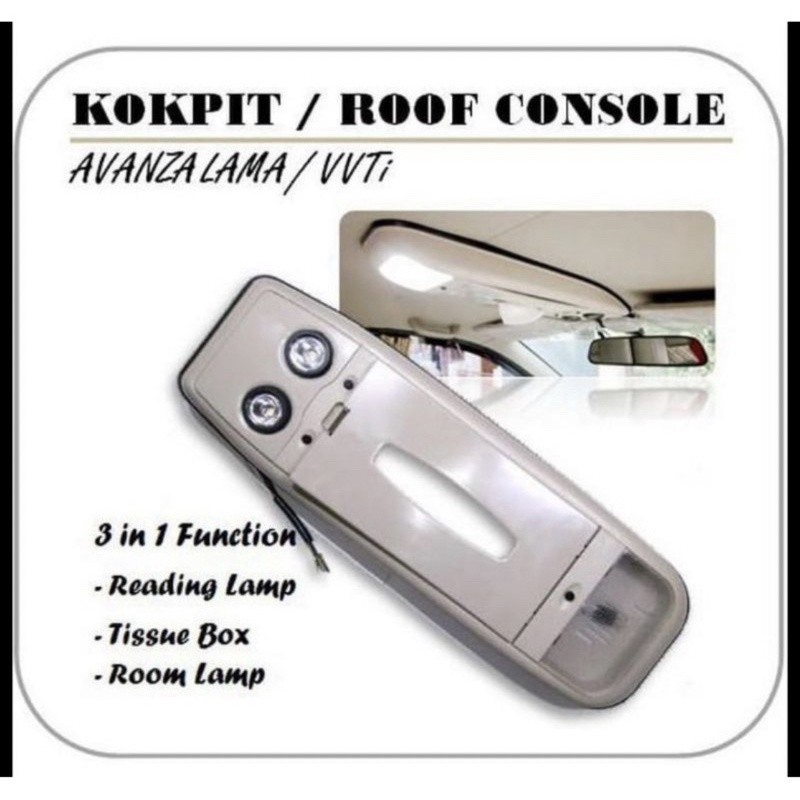 kokpit roof console avanza vvti