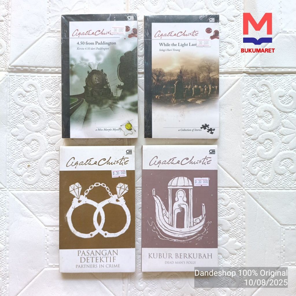 Agatha Christie Novel Gramedia - Novel Original