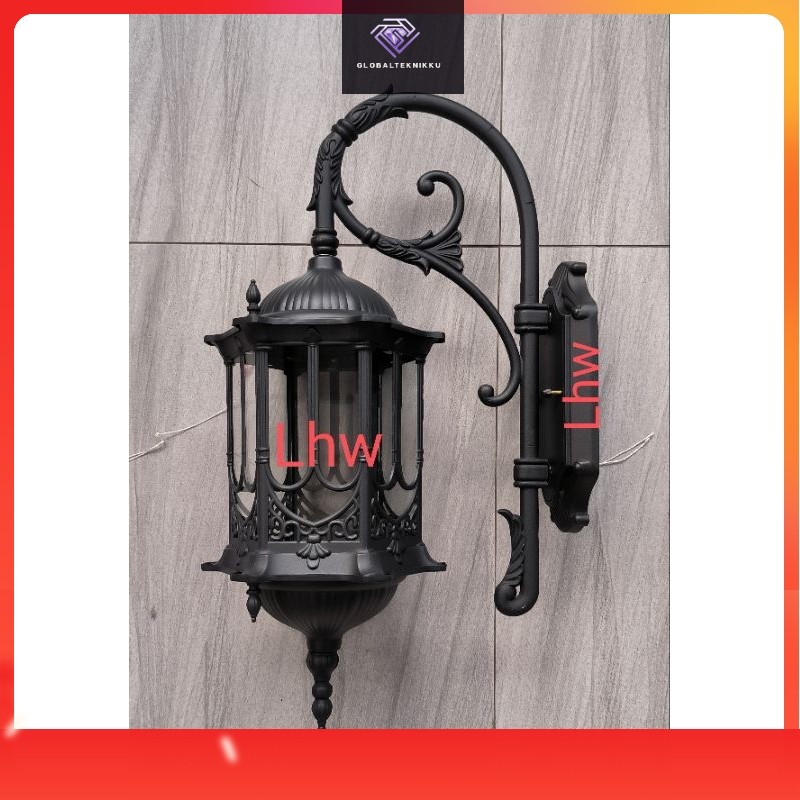 Lampu dinding klasik waterproof indoor outdoor dekorasi cafe,balkon,hotel,resto 1000r4