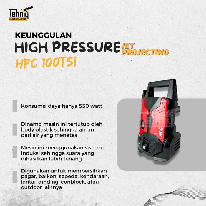 NLG HPC 100TSI Mesin Jet Cleaner Alat Cuci Mobil / NLG HPC 100 TSI High Pressure Cleaner