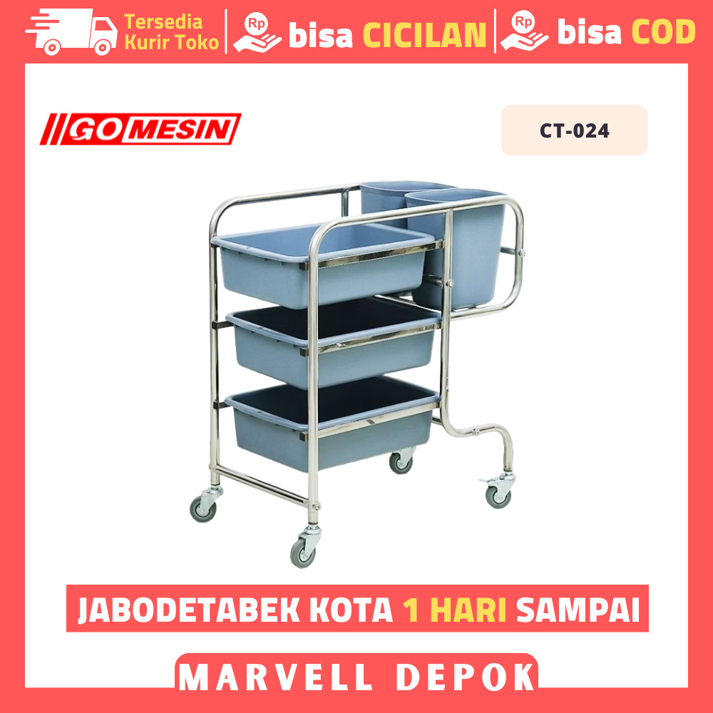 Troli Gomesin CT-024 Trolley Piring Kotor
