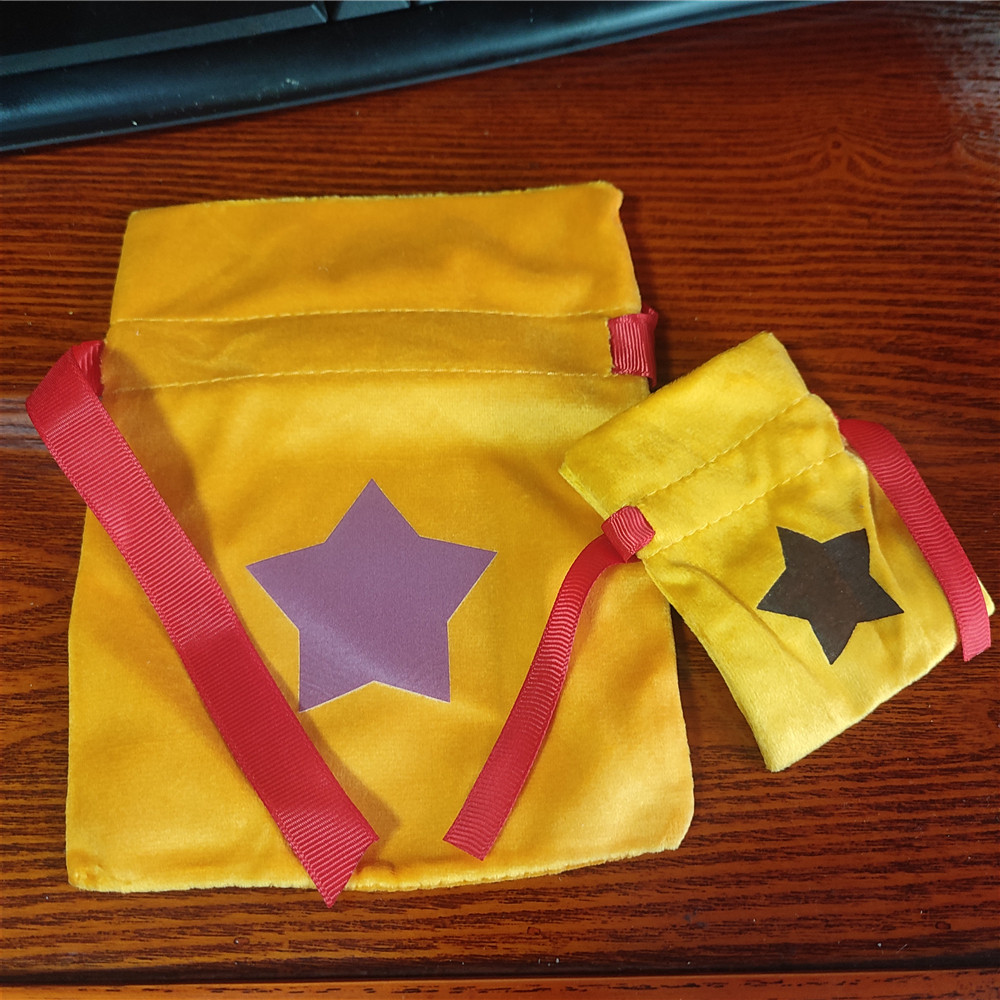 Animal Crossing New Horizons Cosplay Costumes Adult Uni Short Plush Coin Purse Drawstring Bag Prop G