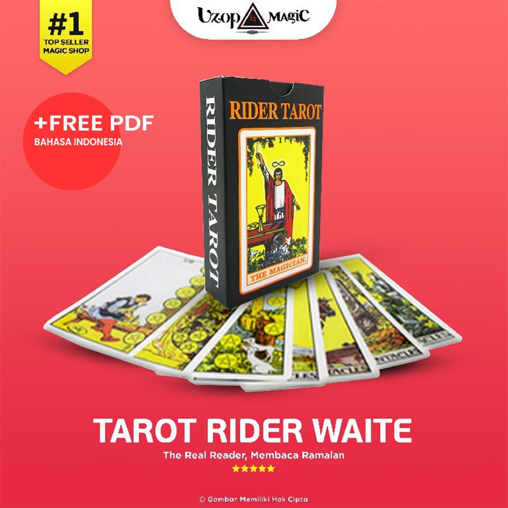 SJT - Kartu Tarot Bahasa Indonesia -   (Kartu Ramal) tarot black edition, tarot yellow