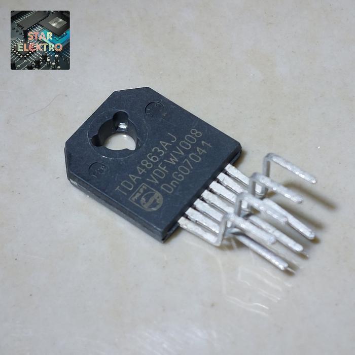 TDA4863AJ Zip-7 TDA4863J TDA4863 AJ TDA 4863 IC Vertikal CRT Vertical TERBAIK...