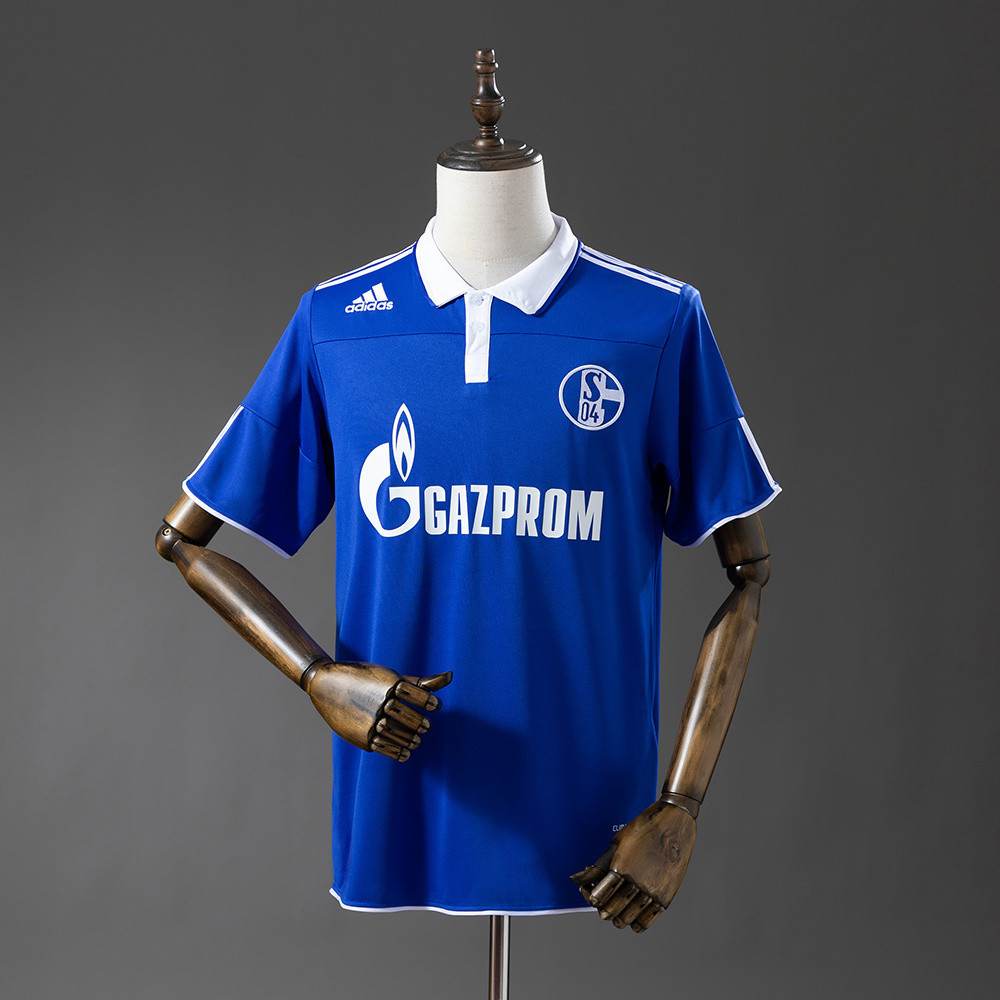 Jersey Retro Schalke 04 10/11 Home T shirt pria