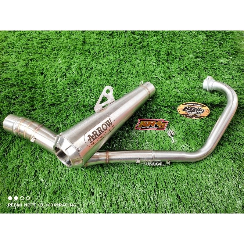Knalpot racing Arrow CBR 150R CB150R Vixion Fu MX R15V3/V4 R15V2 Tiger Verza bison Sonic