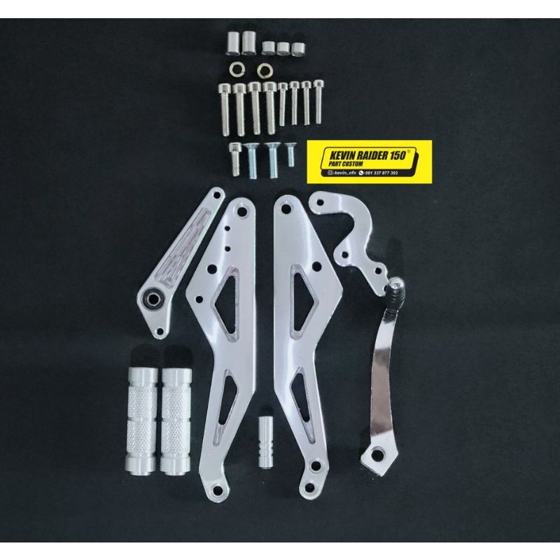 underbone  dural UB custom cnc satria fu / fi 150 road raace dural 8mm  bukan ngrt