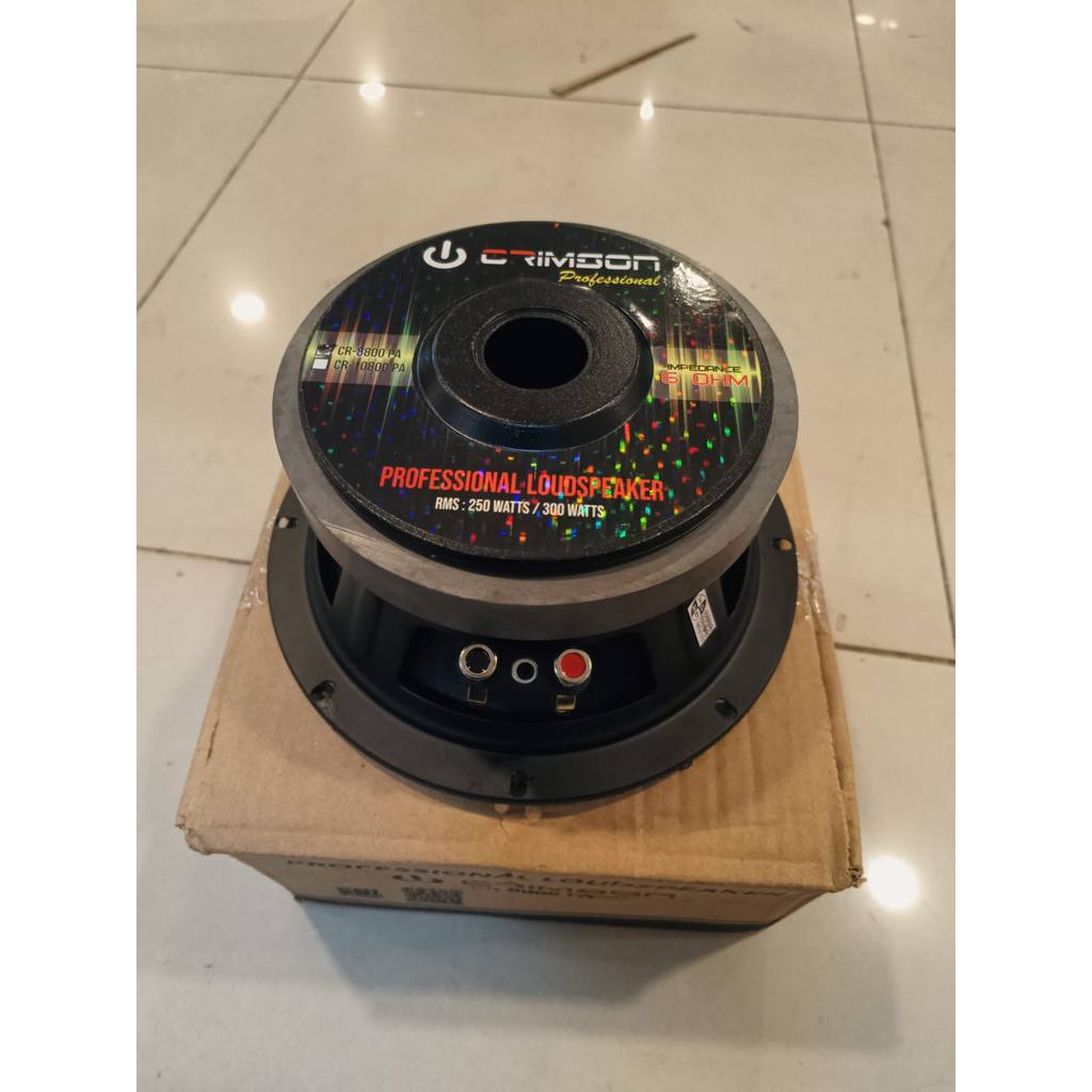 KOMPONEN SPEAKER CRIMSON CR-8800PA SPEAKER 8 INCH CRIMSON CR8800PA