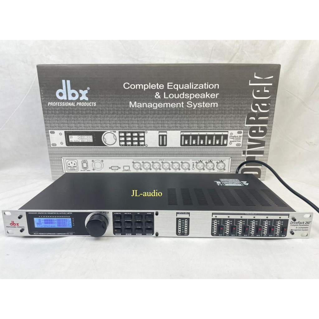 DLMS DBX 260+ MANAJEMEN SPEAKER DBX 260 PLUS 3 INPUT 6 OUTPUT