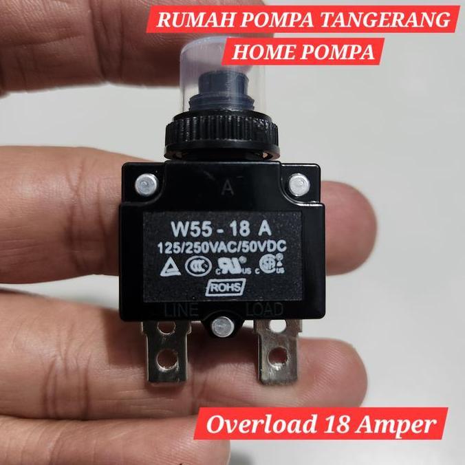 OVERLOAD 18 AMPER OVERLOAD POMPA SATELIT 18 AMPER READY