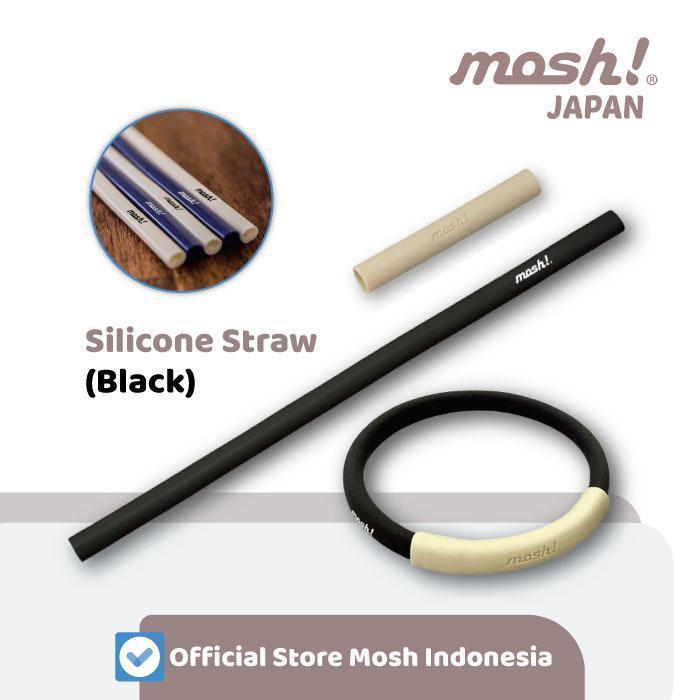 Mosh Silicon Straw (Straw Only) - Grey