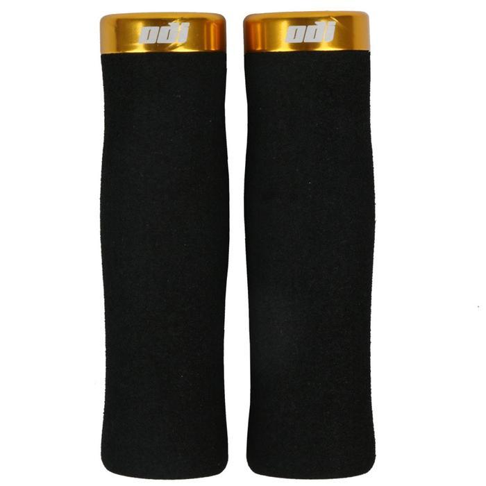 Handgrip Sepeda ODI Sponge ODI Spons Lock Handle ULTRALIGHT - Hitam Lock Emas