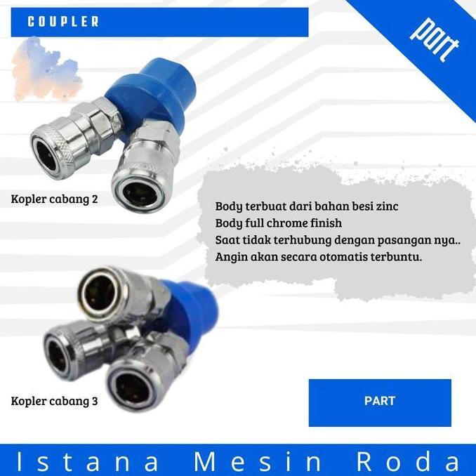MITLESHOP Coupler Kompresor quick coupler kompresor