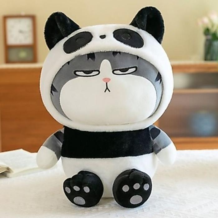 Ready Boneka Kucing Furyu Cat Kostum Lebah Size 35cm/14"/boneka animal/Boneka Kucing Abu/Boneka Cat