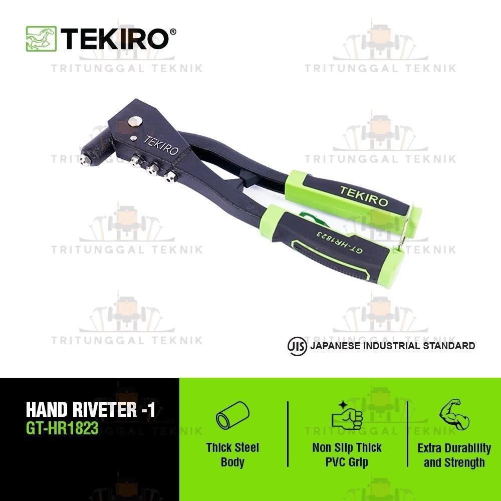 CIcishop  Tekiro Tang Rivet Hitam Hand Riveter Original Tang Ripet Tekiro Tools Alat Perkakas Origin