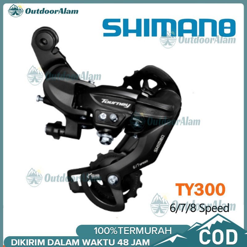 RD Tourney 6/7/8 Speed Rear Derailleur TY300 Sepeda Lipat MTB Roadbike DLL RD Shiman Altus