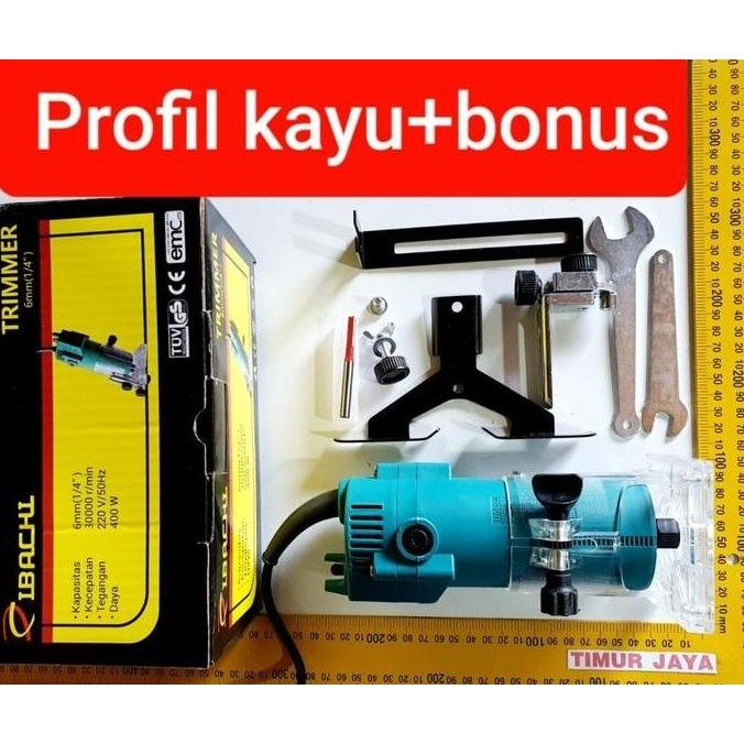 SANDOMUN EDON ED12-4506 Mesin Trimmer Kayu Mesin Profil Kayu Mesin Router