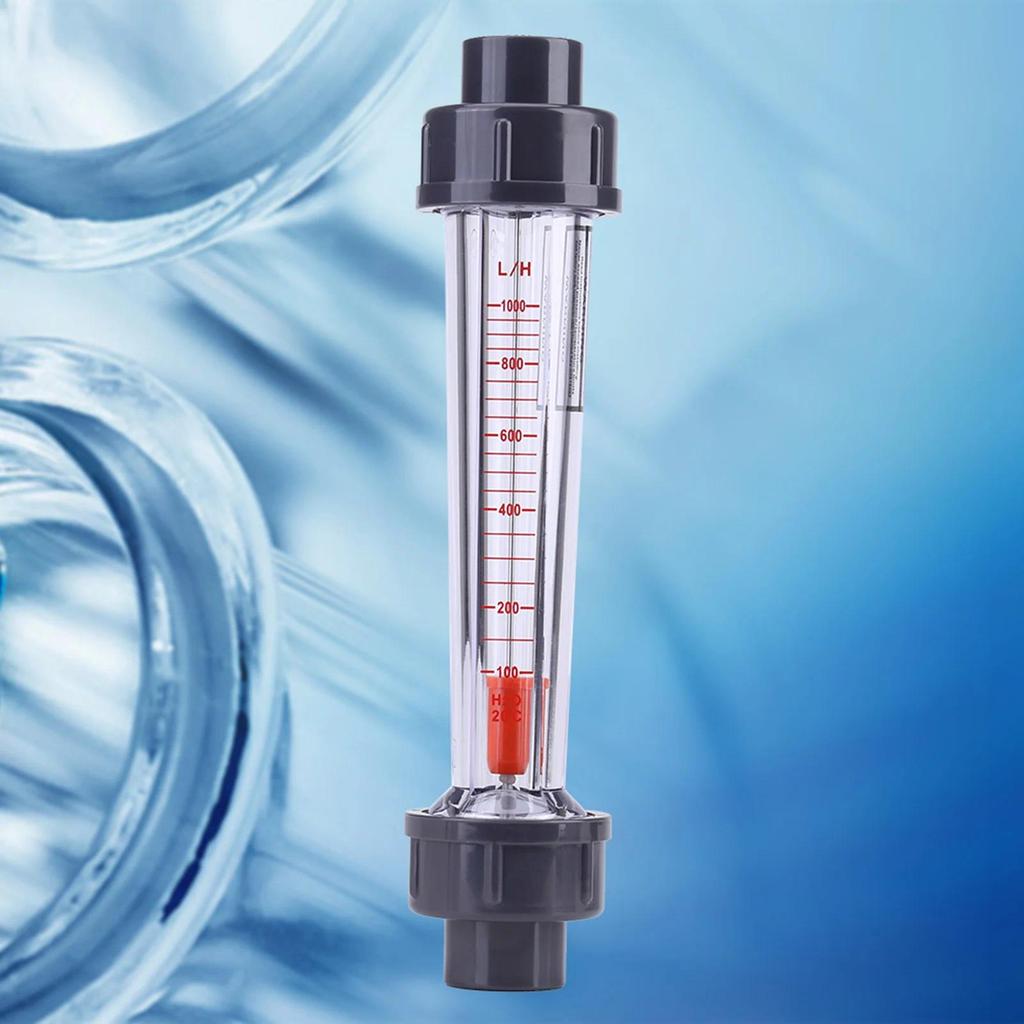 tantaneous Flowmeter Plastic Tube Type 100‑1000LH Water  Meter Flowmeter LZS‑15D