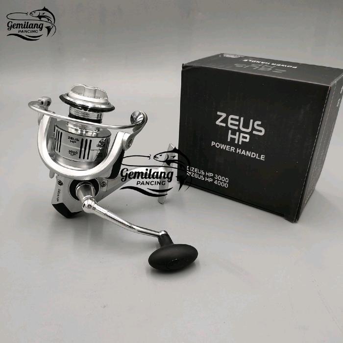 reel lizard zeus hp power handle reel pancing ukuran 1000-6000 - reel zeus hp 1000