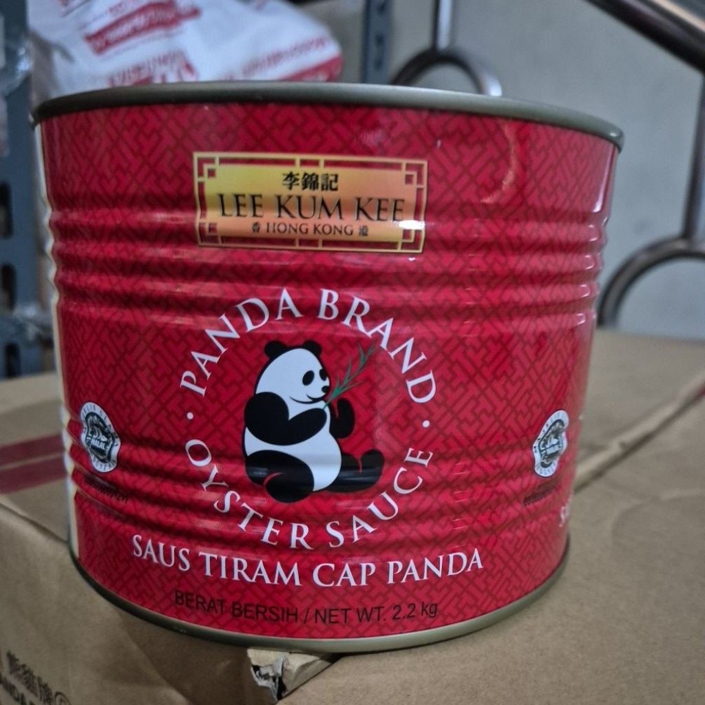 Saus Tiram Cap Panda Lee Kum Kee Kaleng 2.2 Kg