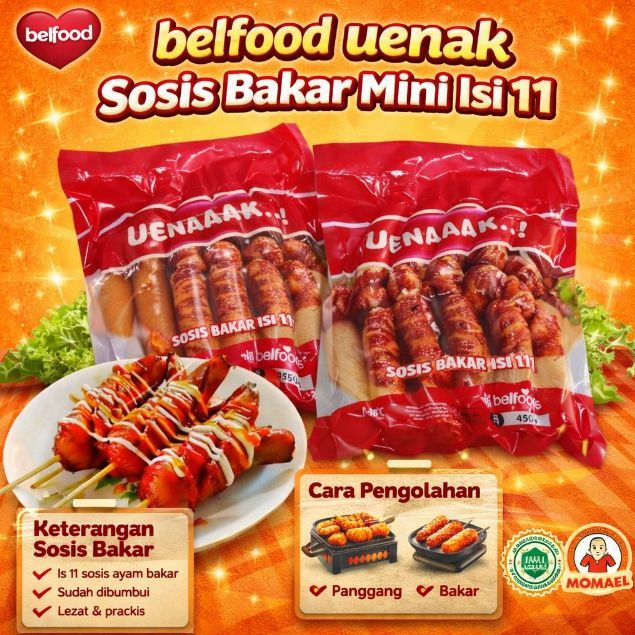 belfood sosis 459 bakar MINI isi 12/11