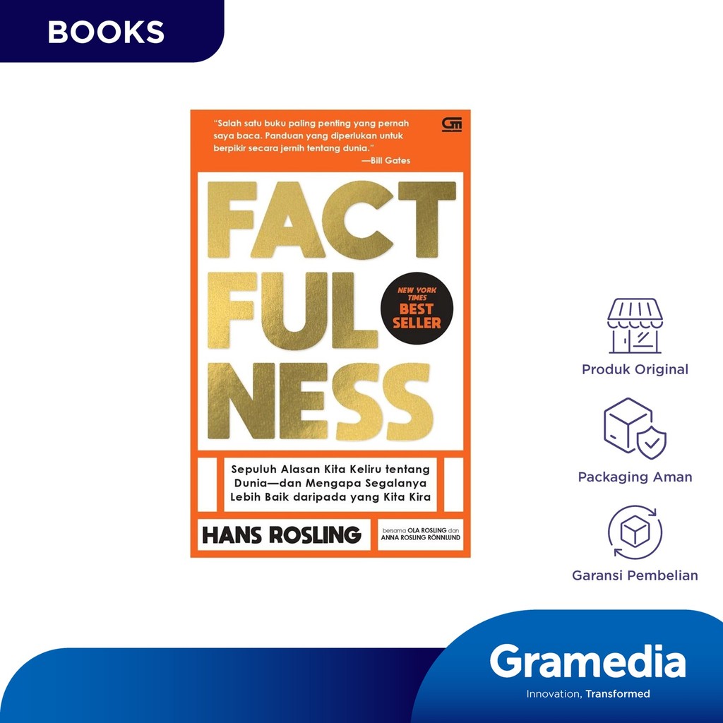 Factfulness (Sampul 2026) (Hans Rosling)