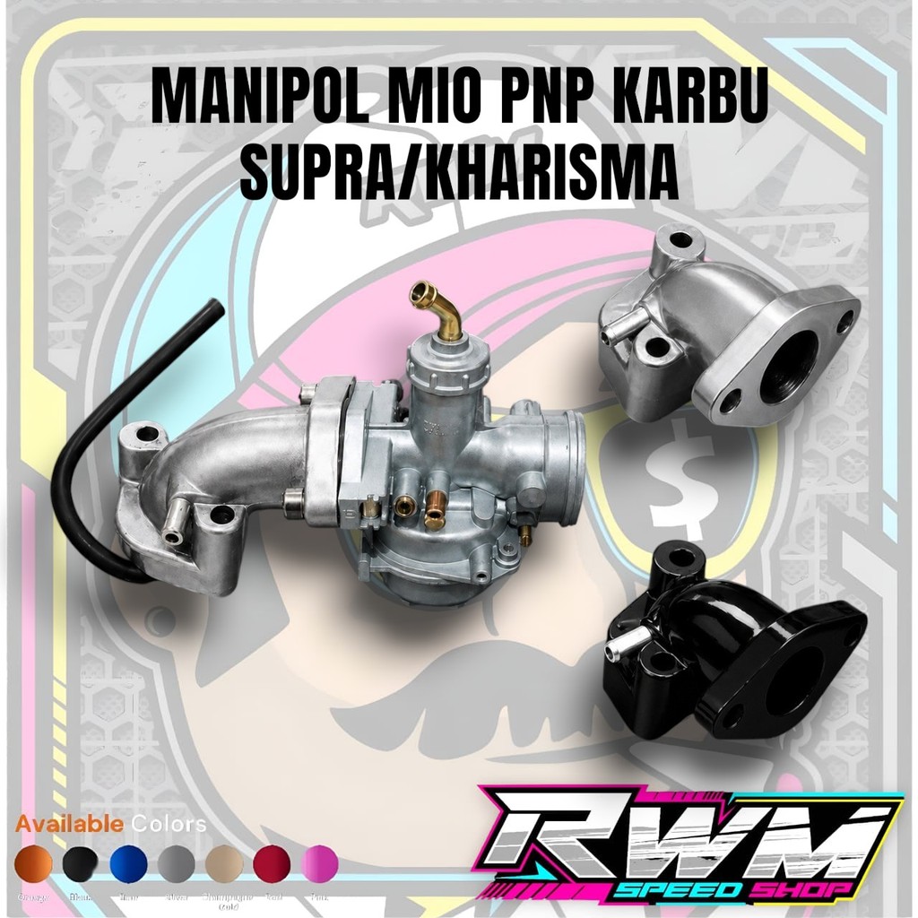 Intek Manipol Mio PNP Karbu Supra Kharisma Intake Manifold Karburator Mio PNP