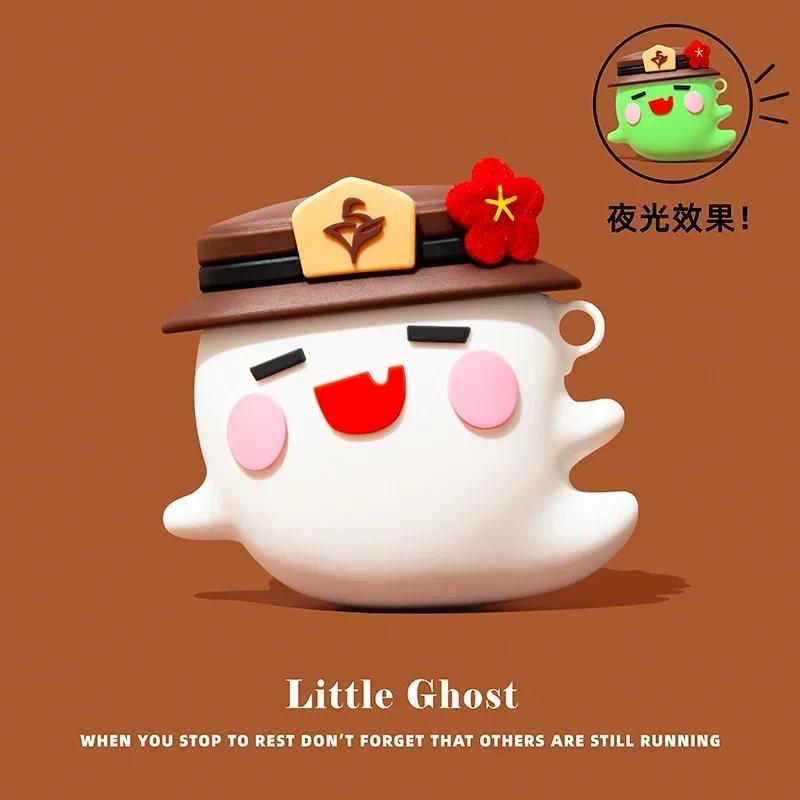 For Huawei FreeBuds SE 2 Case Huawei FreeBuds 5/FreeBuds 4 Silicone Soft Case Cartoon Robot Ghost Hu