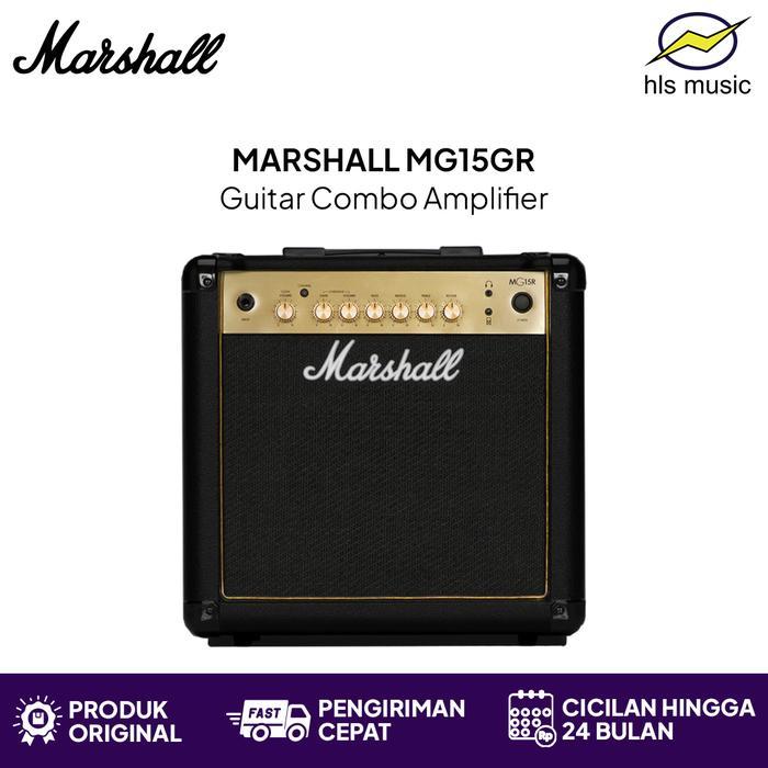 Marshall MG15GR Combo Amplifier Gold Series Guitar Amplifier 15 watt - 8" Speaker Reverb