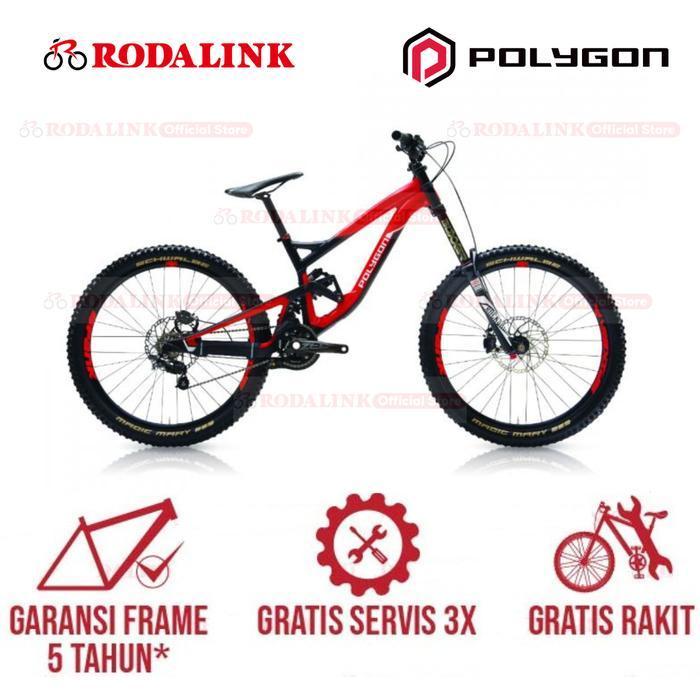 Polygon Sepeda Gunung Dual Suspension Collosus DH8 Dual Suspension