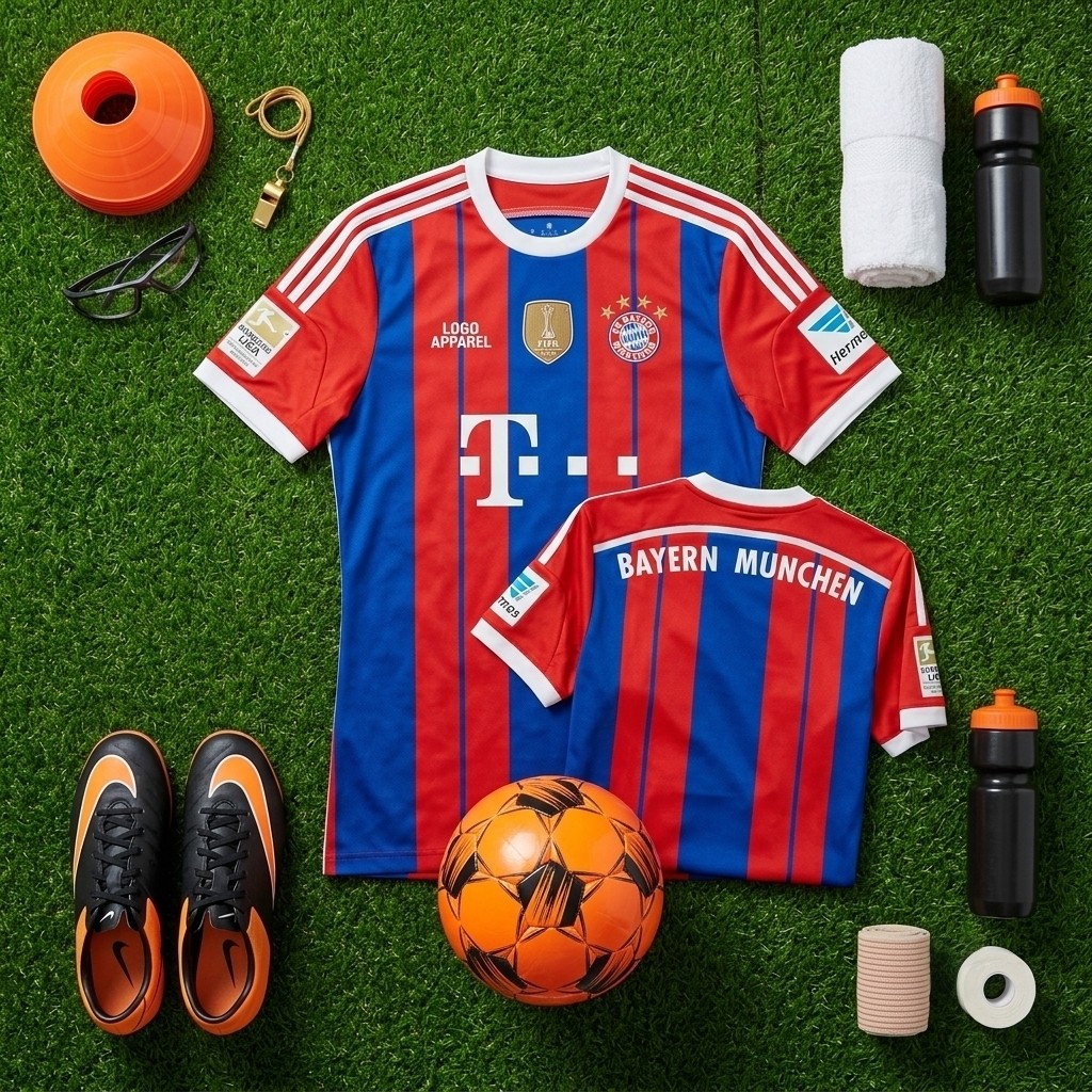 Jersey Bayern Munich 2014 Full Printing Gratis Custom Patch dan Nameset