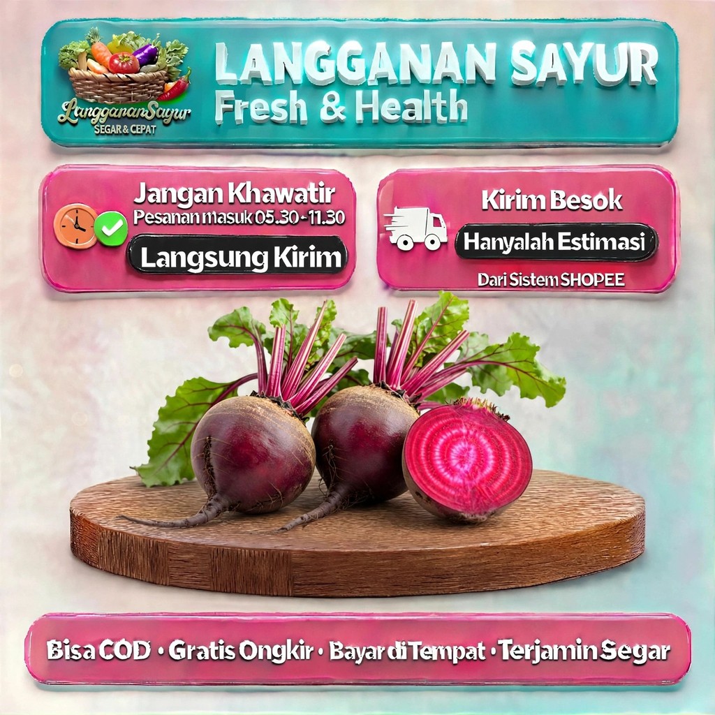 Buah Bit Beet 1 Pcs - Langganan Sayur Palembang