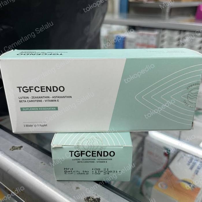 [Stok Baru] Cendo TGF vitamin mata box isi 18 kapsul