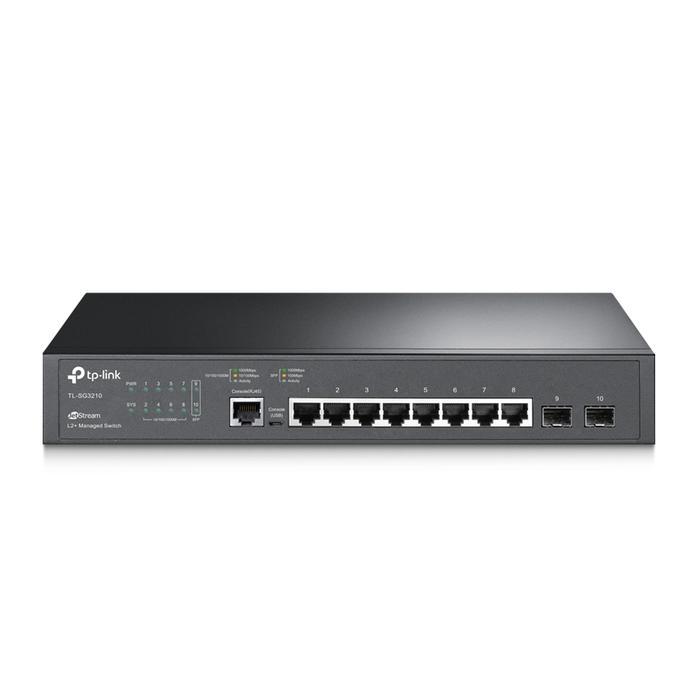 Tplink TL-SG3210 JetStream 8-Port Gigabit L2+ Managed Switch with 2 SFP Slots