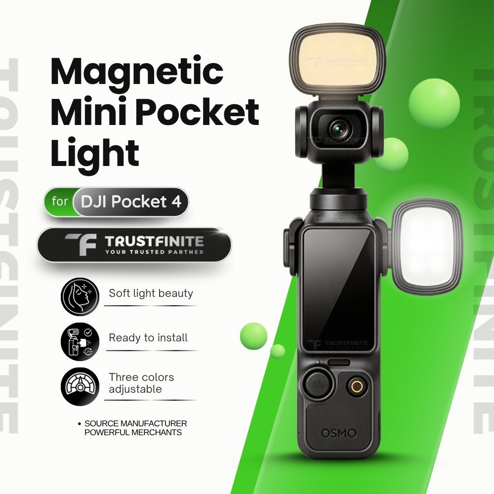 Magnetic Mini Pocket Light DJI Pocket 4 - DJI Osmo Pocket 4 Fill Light