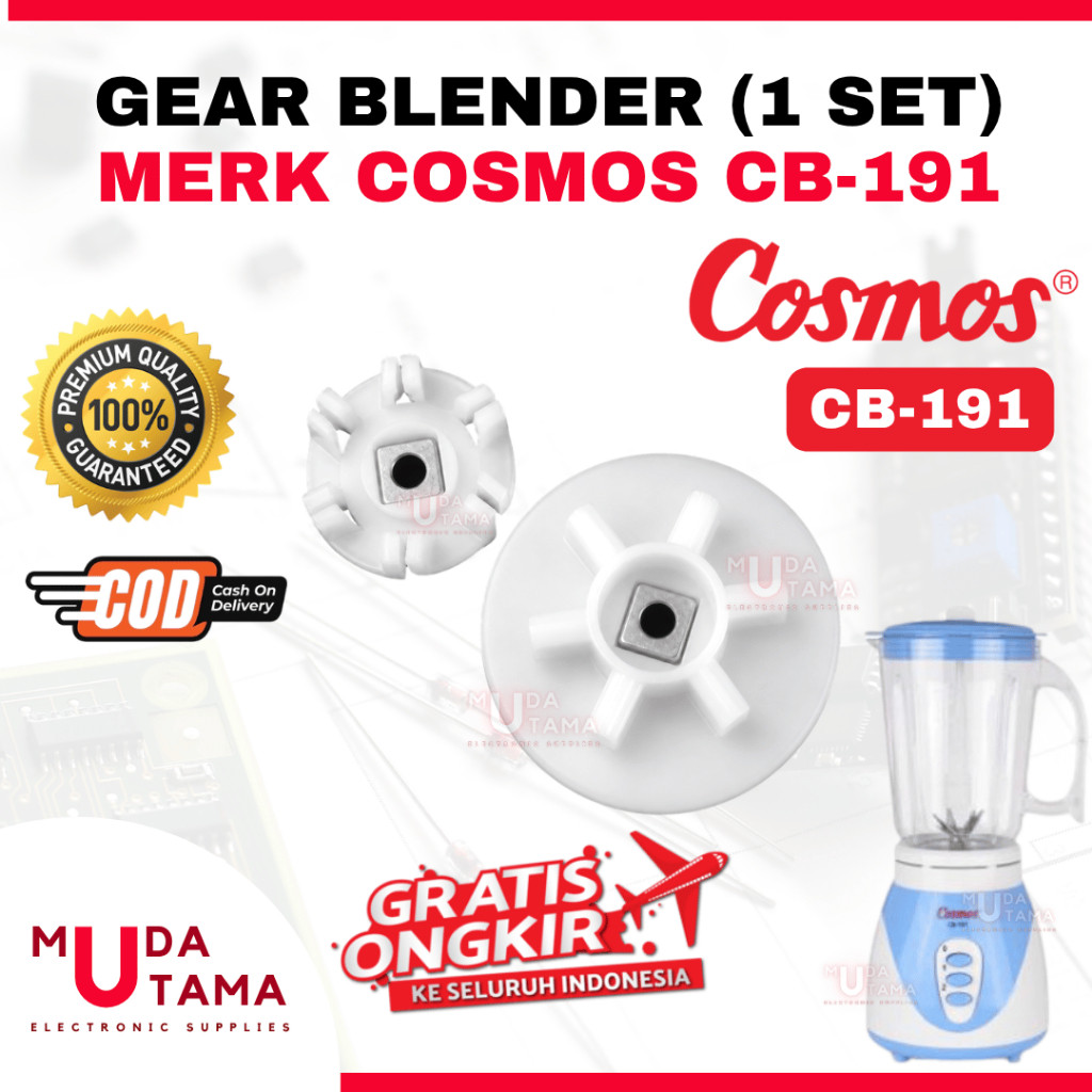 Karet Gear Blender COSMOS CB-191 CB191 - Gear Pemutar Blender COSMOS CB-191 - Kopling Blender COSMOS