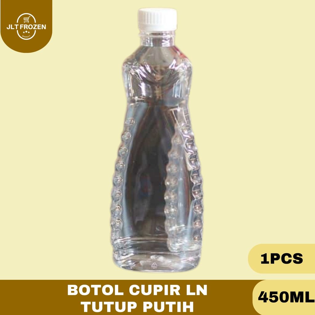 Botol Cupir 450ml LN / 1PCS / Botol Cupir Cuci Piring / Botol Plastik / Botol Sabun / Botol Bening T