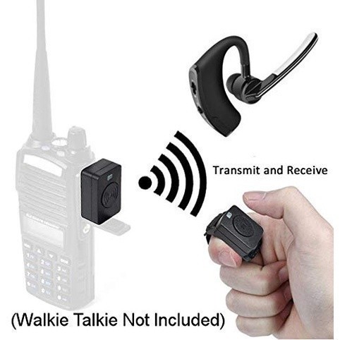 BTHD1 Wireless Dual Bluetooth 4.1 Earpiece for Radio Walkie Talkie - dengan K-Plug