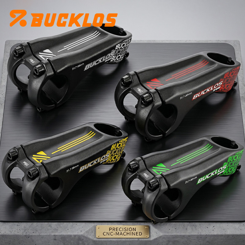 BUCKLOS Stem Sepeda Nunduk Ringan Stem Roadbike CNC Stem MTB Oversize 28.6mm Paduan Aluminium